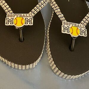 Softball Mom Flip Flops